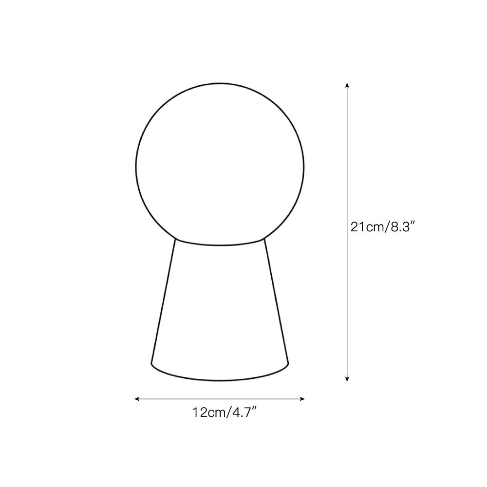 Lampe de table mini Bilia (batterie intégrée)