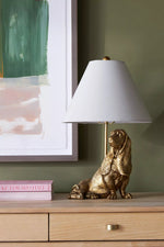 Cargar imagen en el visor de la Galería, Lámpara de mesa única Pawdia: lámpara decorativa de cerámica con forma de animal
