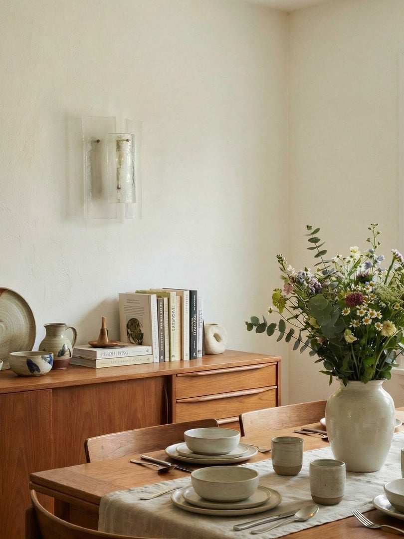 Velora Geschichtete Glas-Wandleuchte - Moderne Eleganz für Wohnzimmer