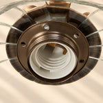 Cargar imagen en el visor de la Galería, Vintage Fluted Glass Pendant Light for Kitchen &amp; Dining