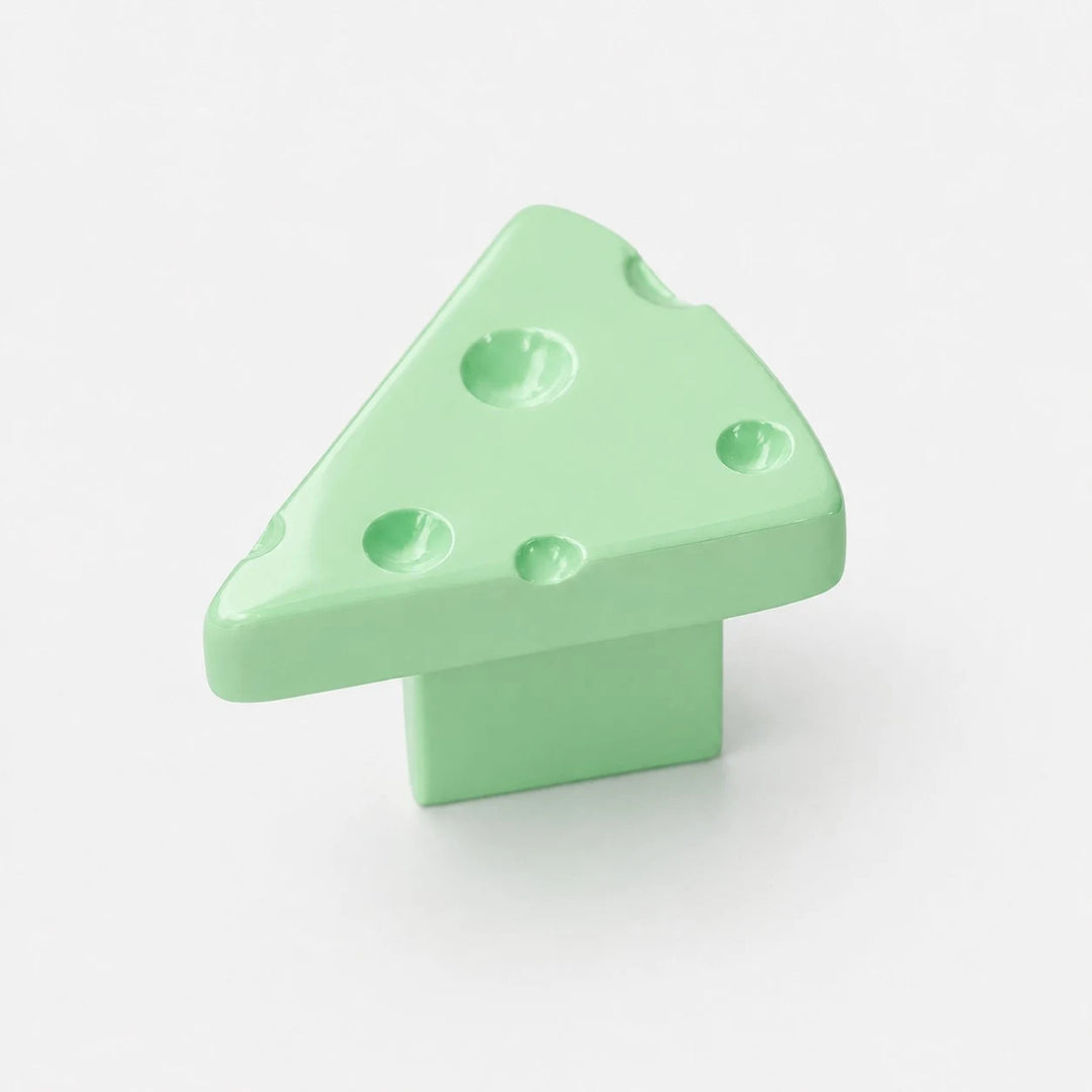 cheese-inspired copper cabinet knob
