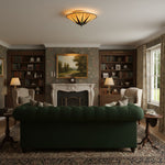 Load image into Gallery viewer, TF Colored Star Ceiling Light - Vintage Glass for Dining Rooms and Living Rooms