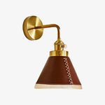 Cargar imagen en el visor de la Galería, Brown Leather Wall Sconce