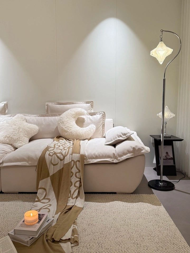 Lámpara de pie Art Déco Star: Lámpara de pie moderna para espacios de estar – Astris Orion 