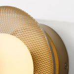 Load image into Gallery viewer, Elorina Bowl Wall Sconce – Elegant Brass And Glass Round Wall Fixture

