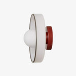 Load image into Gallery viewer, Kalo Versatile Glass Disc Modern Wall/Ceiling Fixture with Color-Accent Rim for Living Spaces