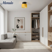 Plafonnier moderne cylindrique en verre minimaliste Moriglaze pour entrée et salon