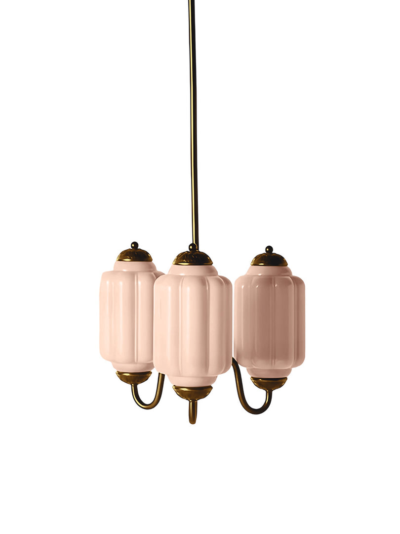 Eloise Kronleuchter – Milchglas-Kronleuchter in einem Vintage-Stil-Finish