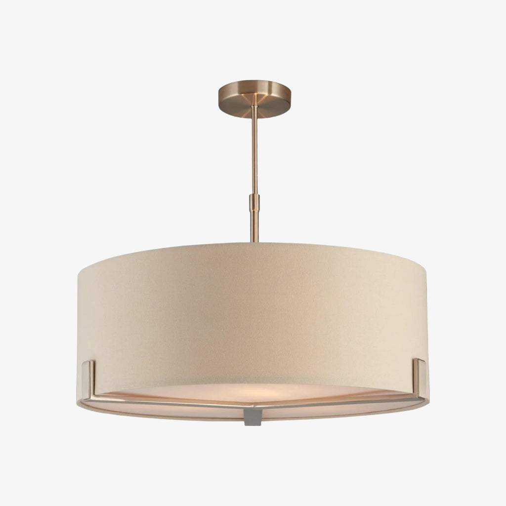 Tela Modern Klassische Pendelleuchte mit Stoffdiffusor für Kücheninsel und Eingangsbereich