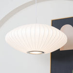 Bild in Gallery-Viewer laden, White Geometric Wire Swag Pendant Light