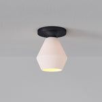 Load image into Gallery viewer, Merin Minimalist Sleek Geometric Glass Flushmount Light

