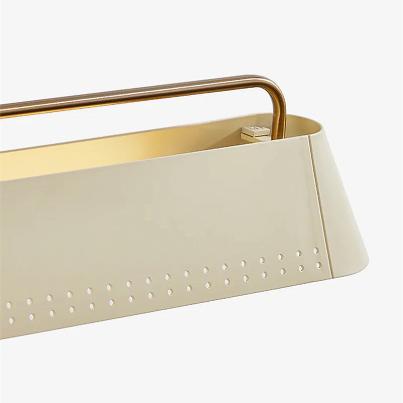 Libris Wandmontierte Bilderleuchte - Moderner Stahlrahmen mit Weichem Sandfarbener Schirm für Eingangsbereich & Esszimmer