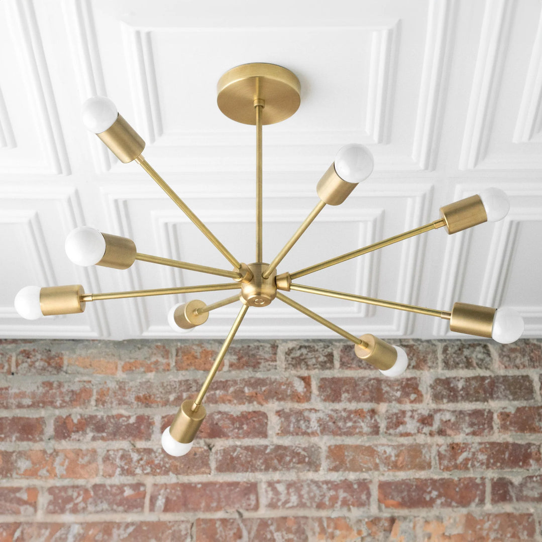 Lustre moderne Mobilux Line - Plafonnier milieu du siècle