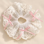 Load image into Gallery viewer, Vintage Lace Lamp Shade Covers with Bows, Pearls &amp; Floral Details