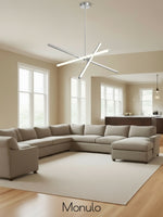 Load image into Gallery viewer, Voro Led Rod Chandelier - Linear Sputnik Modern Minimalist Lighting
