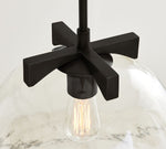 Load image into Gallery viewer, Auria Glass Dome Pendant Light – Clear Glass Elegance For Any Space
