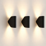 Charger l'image dans la visionneuse de galerie, Textured Rim Pointed Shade Aluminium Wall Light