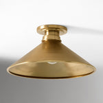 Cargar imagen en el visor de la Galería, Aurenza Flush Mount: Lámpara de techo rústica con un diseño sencillo y elegante
