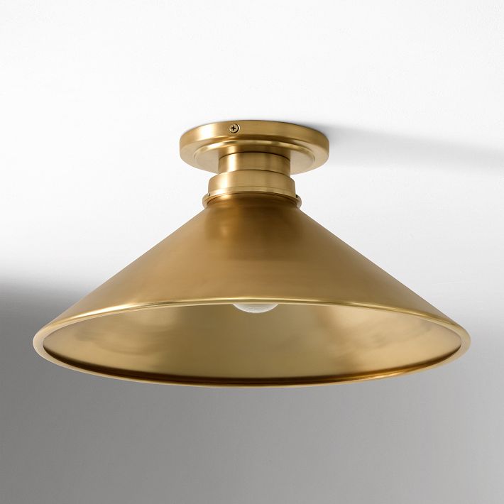 Aurenza Flush Mount: Lámpara de techo rústica con un diseño sencillo y elegante