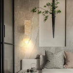 Load image into Gallery viewer, Wabi-Sabi Aura Travertine Wall Light