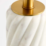 Bild in Gallery-Viewer laden, Albi Skulptur Marmor Tischlampe – Minimalistisches Metalldesign, geeignet für Schlafzimmer oder Wohnzimmer