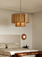 Bild in Gallery-Viewer laden, Layered Rattan Plug-In Swag Pendant
