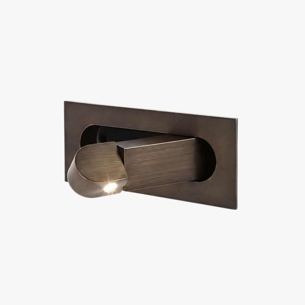 Luz de pared ajustable LED Noctiqo para cabecera de cama - Lámpara nocturna de metal de diseño contemporáneo para el hogar