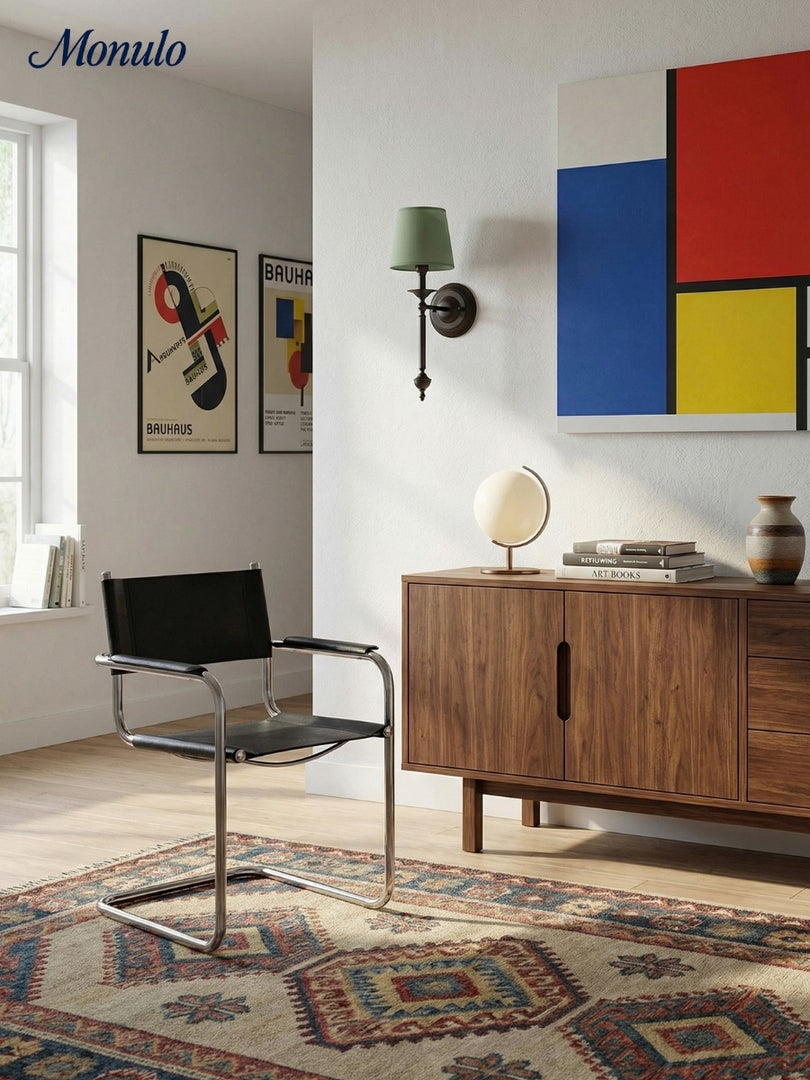 Aplique de pared con pantalla de tela Rowan en cobre antiguo: lámpara vintage de lujo para interiores 