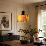 Bild in Gallery-Viewer laden, Fabric drum pendant light 23