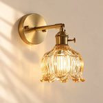 Load image into Gallery viewer, Ribbed Glass Wall Sconce