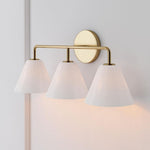 Cargar imagen en el visor de la Galería, Aplique de pared Conica Cone: iluminación moderna de vidrio de 1, 2 y 3 luces
