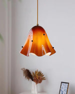 Charger l&#39;image dans la visionneuse de galerie, Bellina Wave-Edge Glass Pendant Lamp — Organic Contemporary Style for Dining &amp; Living
