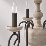 Cargar imagen en el visor de la Galería, close detail of candle socket and scroll arm