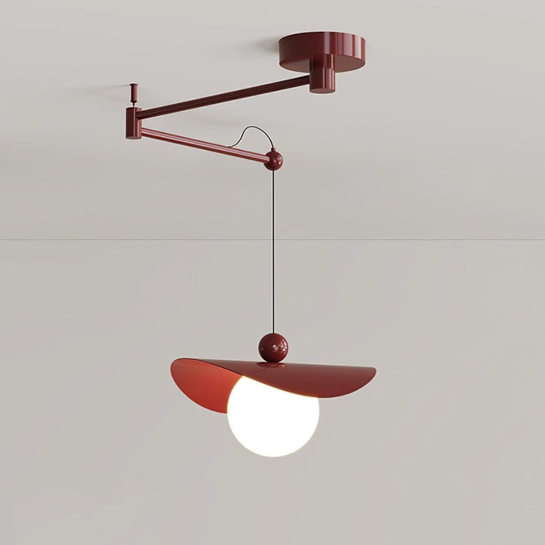 Simple Adjustable Metal Swing Arm Pendant Lamp M15