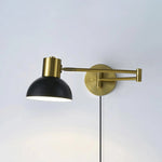 Load image into Gallery viewer, Adjustable Arm Plug In Wall Lamp