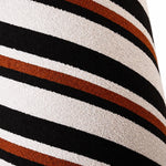 Bild in Gallery-Viewer laden, Close detail of the textured striped fabric lampshade
