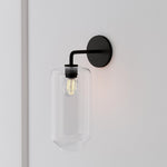Load image into Gallery viewer, Lumivelle Pebble Sconce - Stylish Wall Light - Glass &amp; Metal, Energy Efficient
