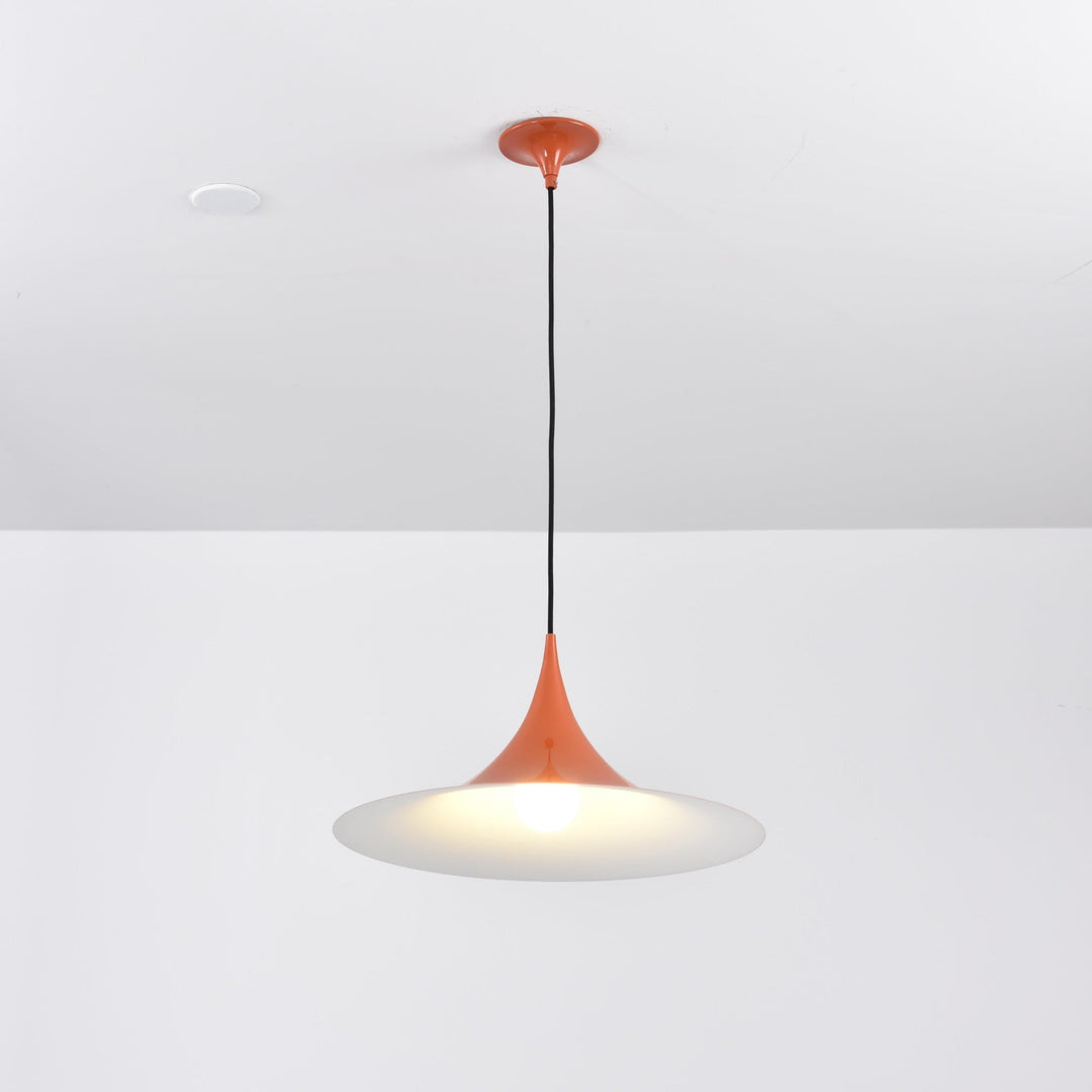 Arch-Shaped Aluminum Plug-In Pendant Light