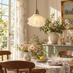 Load image into Gallery viewer, Vintage Lace Lamp Shade Covers with Bows, Pearls &amp; Floral Details