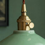 Load image into Gallery viewer, Brass holder and ceramic glaze detail