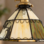 Cargar imagen en el visor de la Galería, Garden Cat Stained Glass Wall Lamp