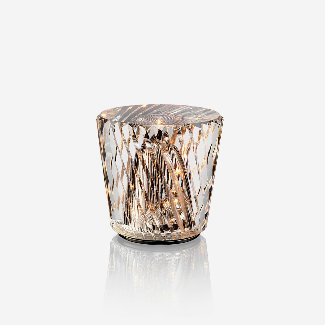 Lampe de table en cristal diamant (batterie intégrée)