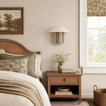 Cargar imagen en el visor de la Galería, Woven wall sconce bedroom scene