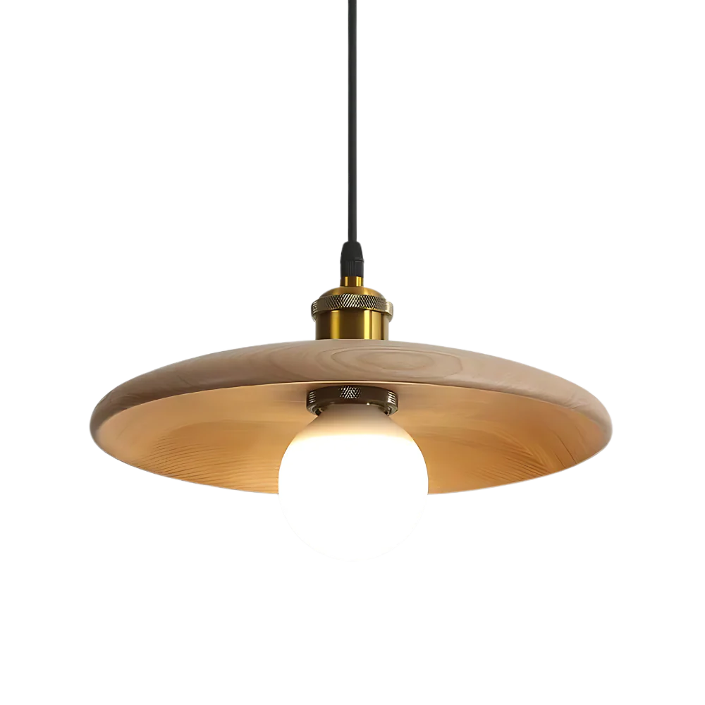Lámpara de Techo de Madera Japandi Encantadora Olivia