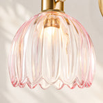 Charger l'image dans la visionneuse de galerie, Tulip glass plug-in wall sconce detail
