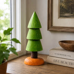 Cargar imagen en el visor de la Galería, Wooden pine ornament decor view