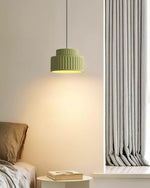 Charger l&#39;image dans la visionneuse de galerie, Lampe suspendue en résine de style nordique traditionnel orange câblée
