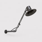 Cargar imagen en el visor de la Galería, Matte Black adjustable folding wall lamp