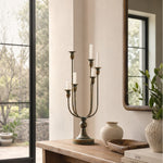 Cargar imagen en el visor de la Galería, candle holder on a wooden console