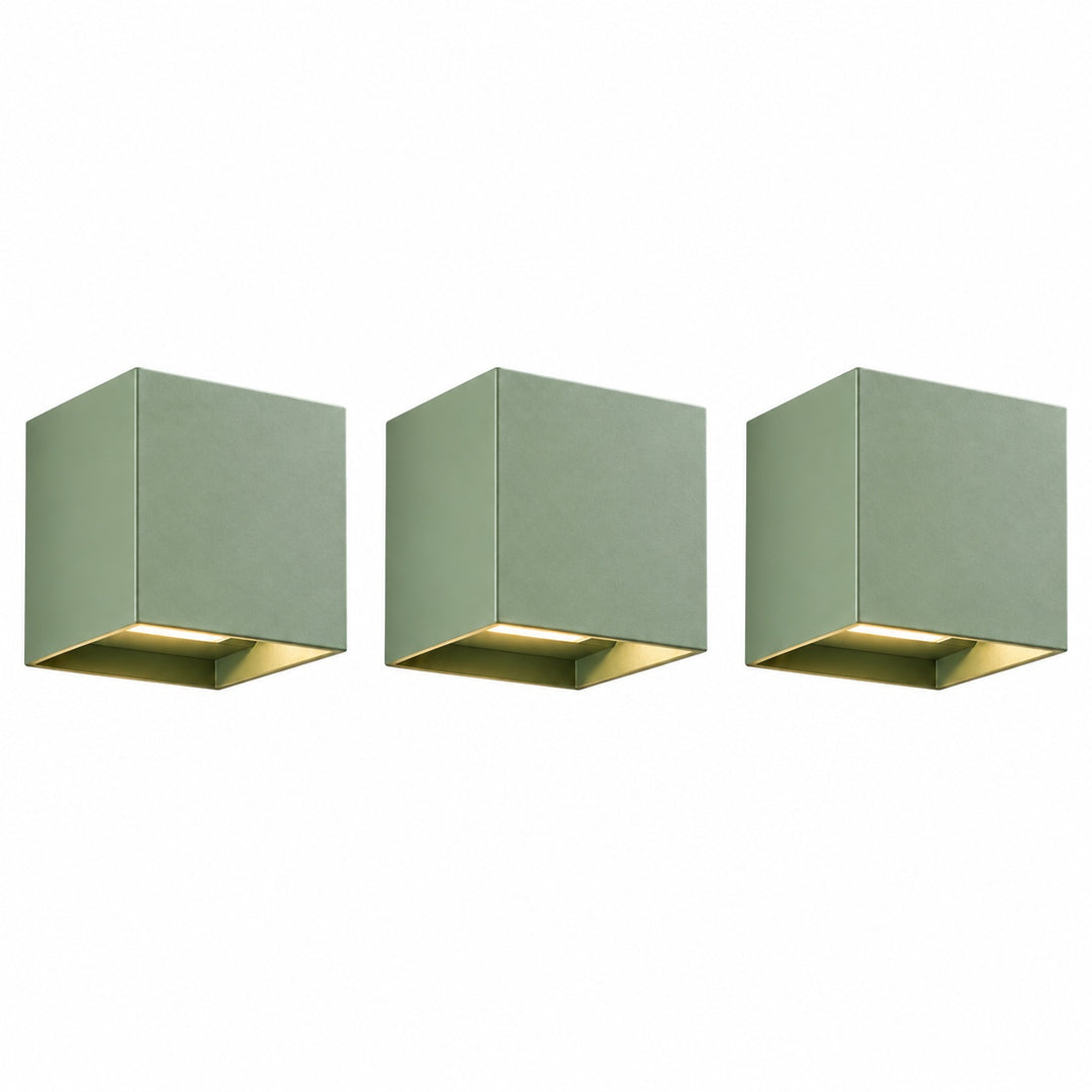 Beam Shaping Open Flap Aluminium Wall Light